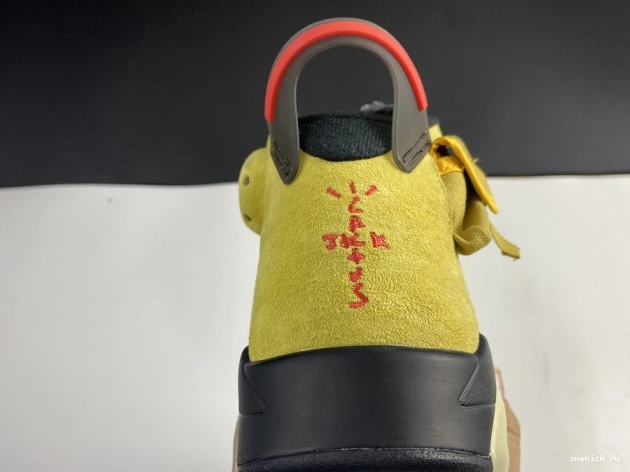 Rep Onekick X TRAVIS YELLOW 6 JORDAN CN1084-300 SCOTT AIR 0817